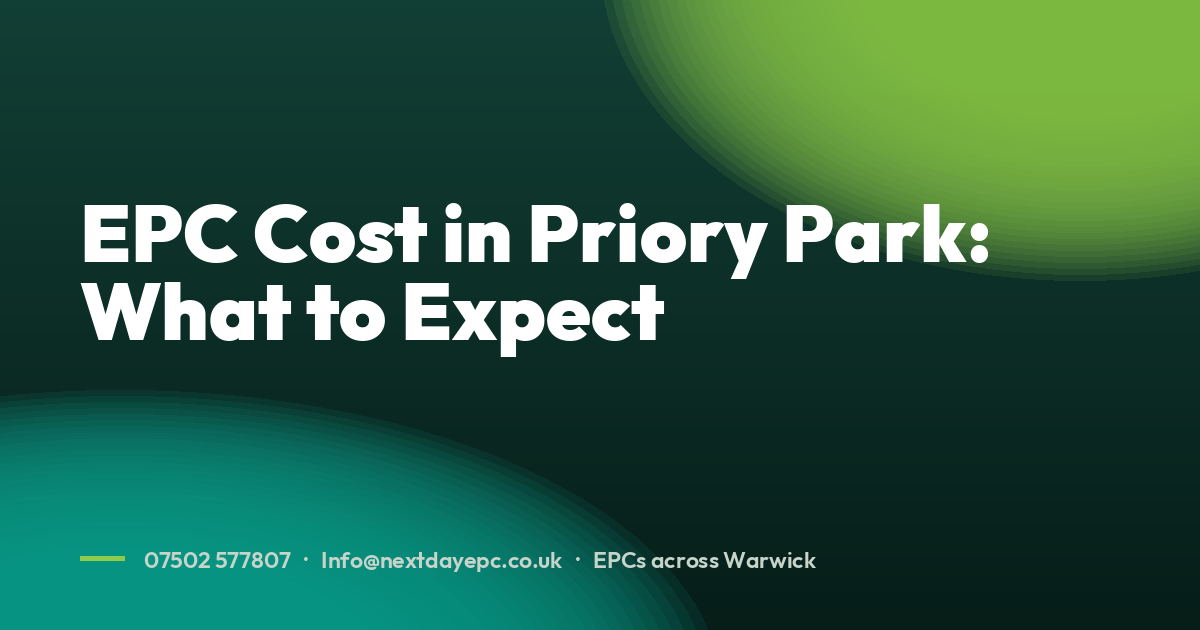 EPC Cost in Priory Park: What to Expect